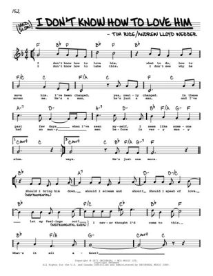 I Don't Know How to Love Him Sheet Music: An Exploration of Emotional Complexity in Music and Relationships